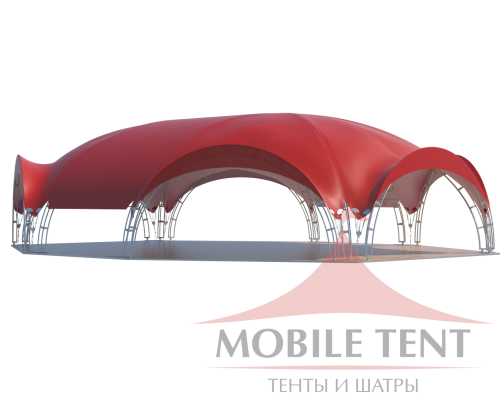 Арочный шатёр 21х16 — 336 м² Схема 3