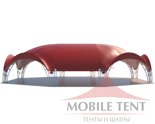 Арочный шатёр 22х20 — 360 м² Схема 1